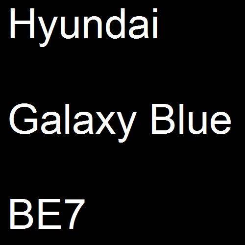 Hyundai, Galaxy Blue, BE7.